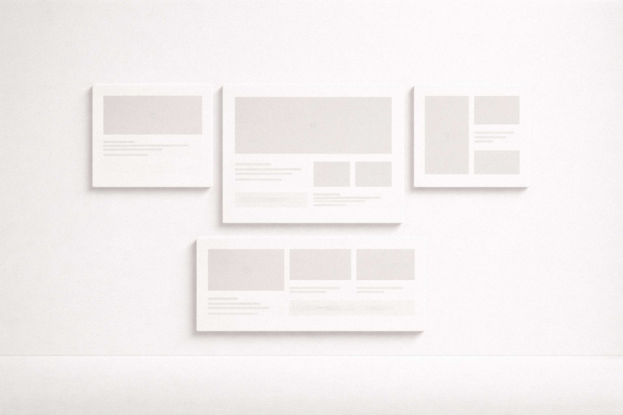 Structured creative workflow showing repeatable production blocks designed for consistency and speed