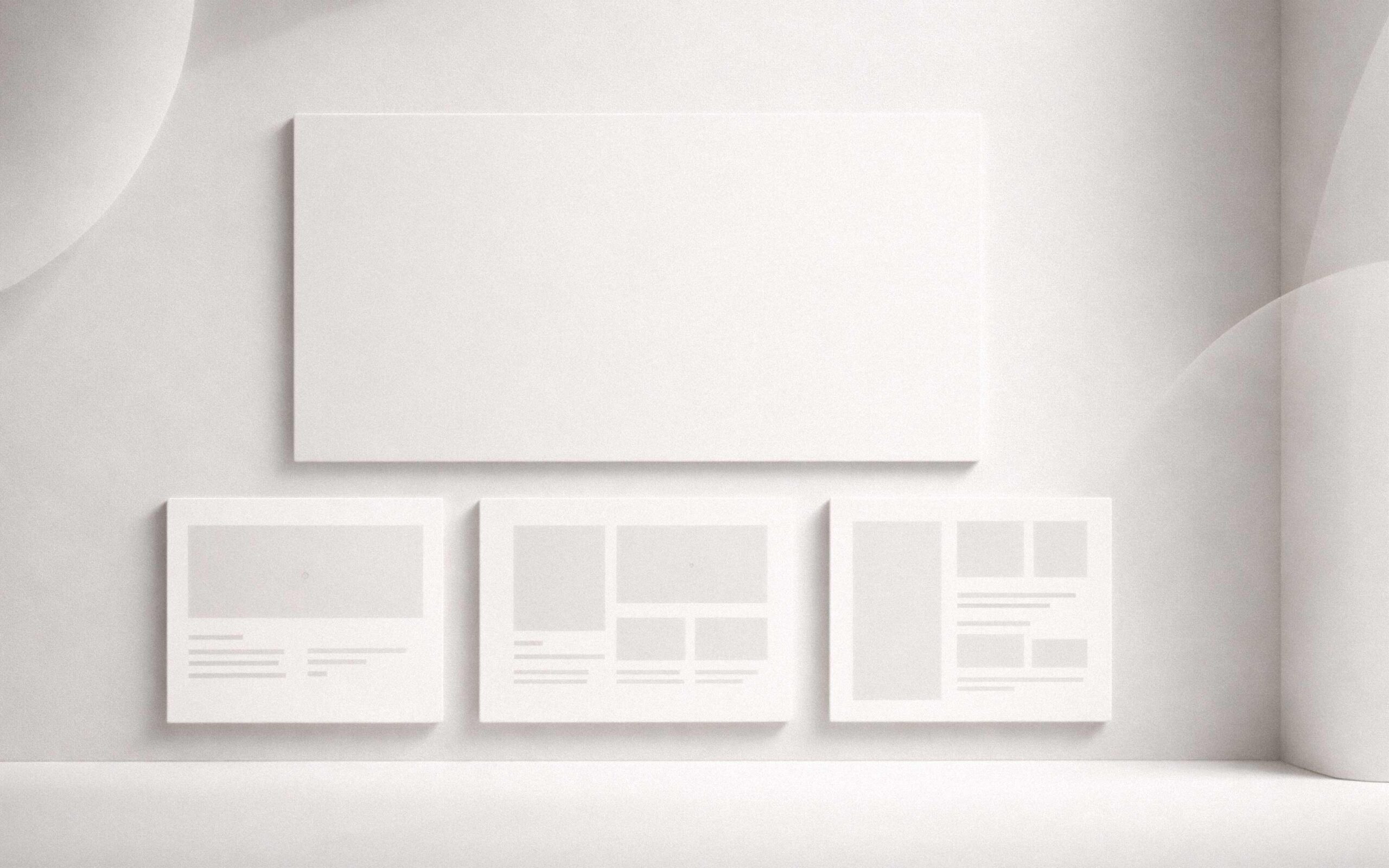 Modular creative production system visualised as structured workflow blocks across multiple formats