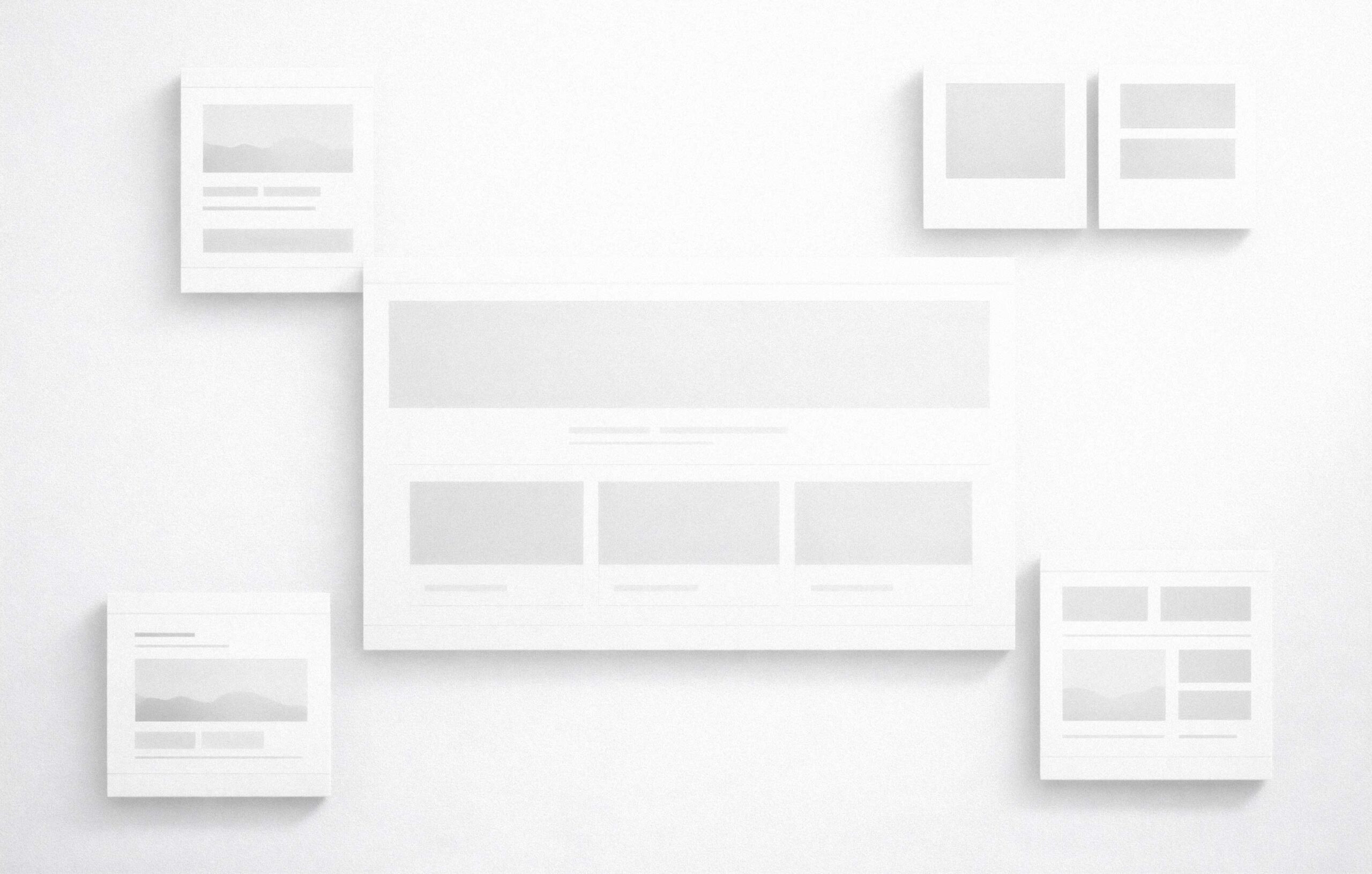 Digital experience layouts integrated within a wider creative system