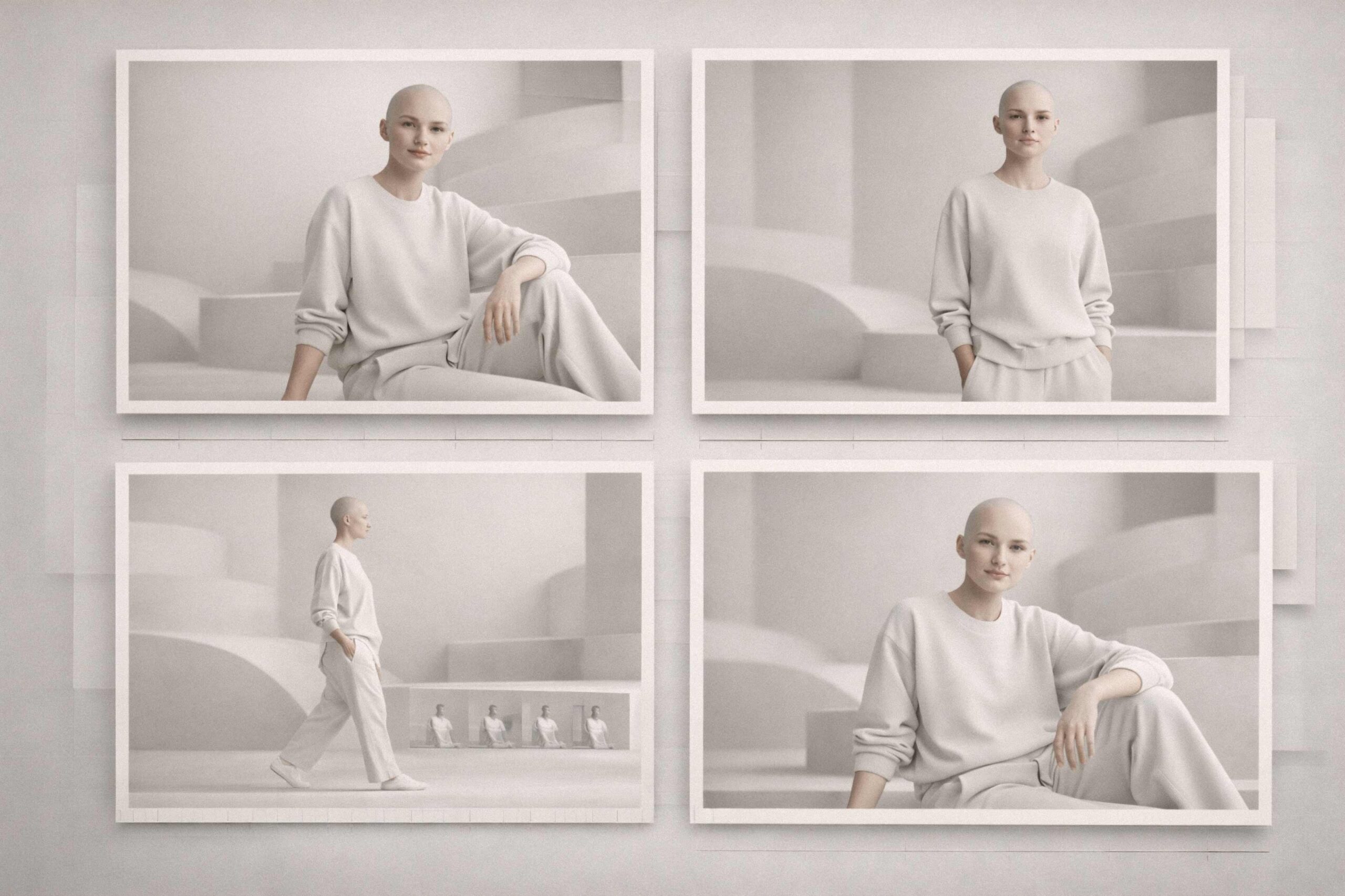 Frame-based motion system showing structured style and pacing across variations