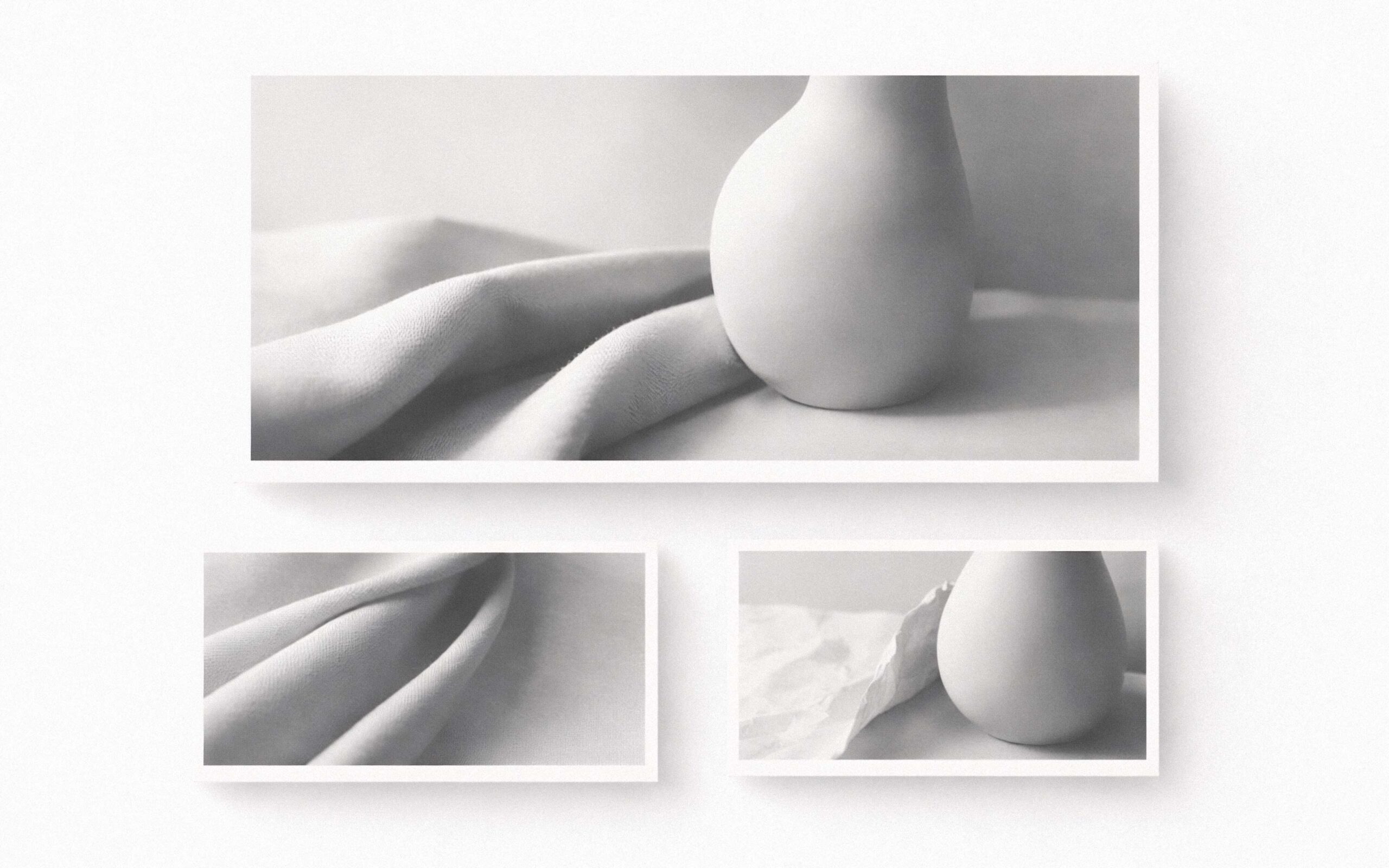 Brand photography system adapted consistently across multiple formats