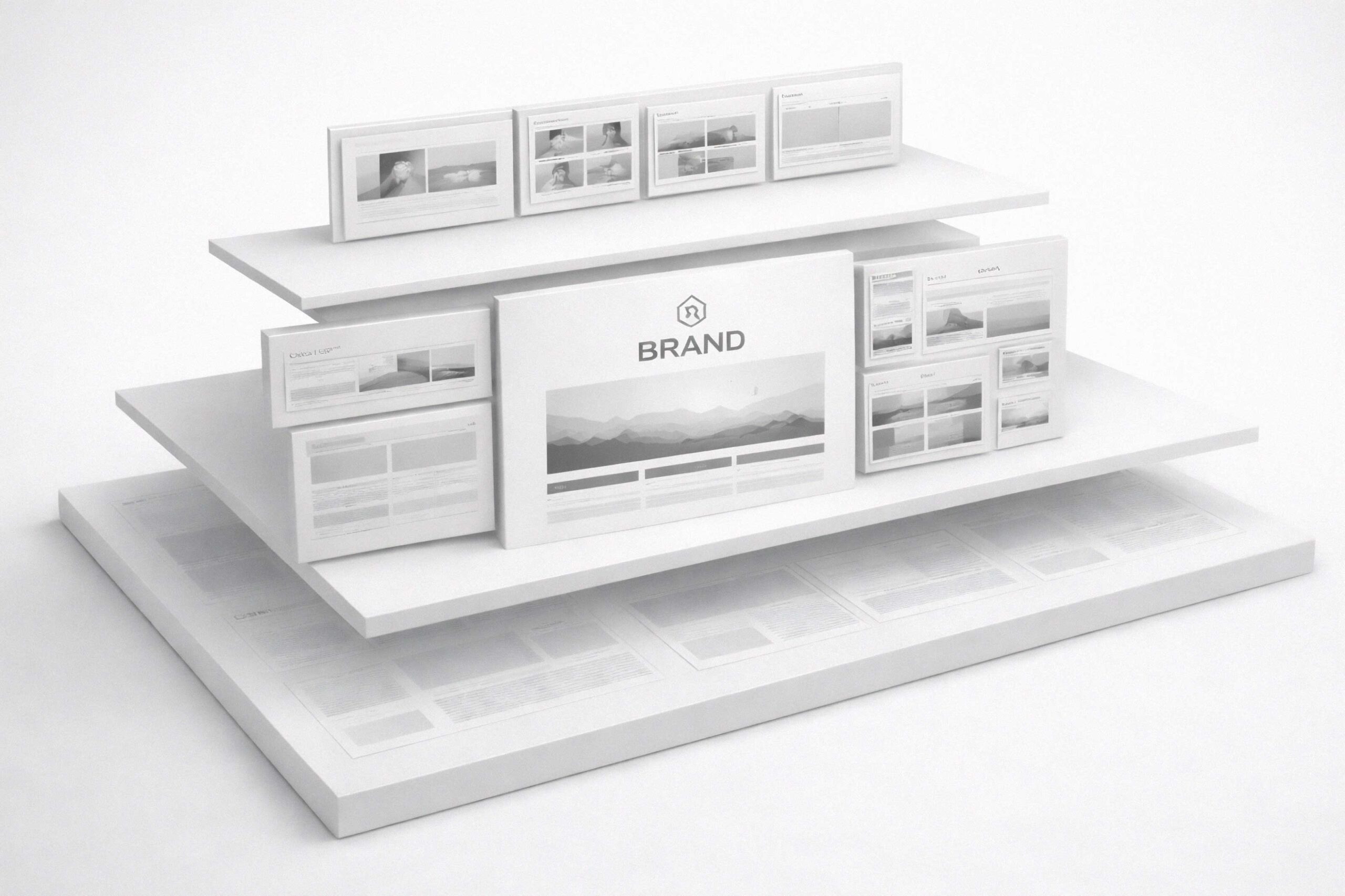 Structured creative system built through layered foundations and modular outputs